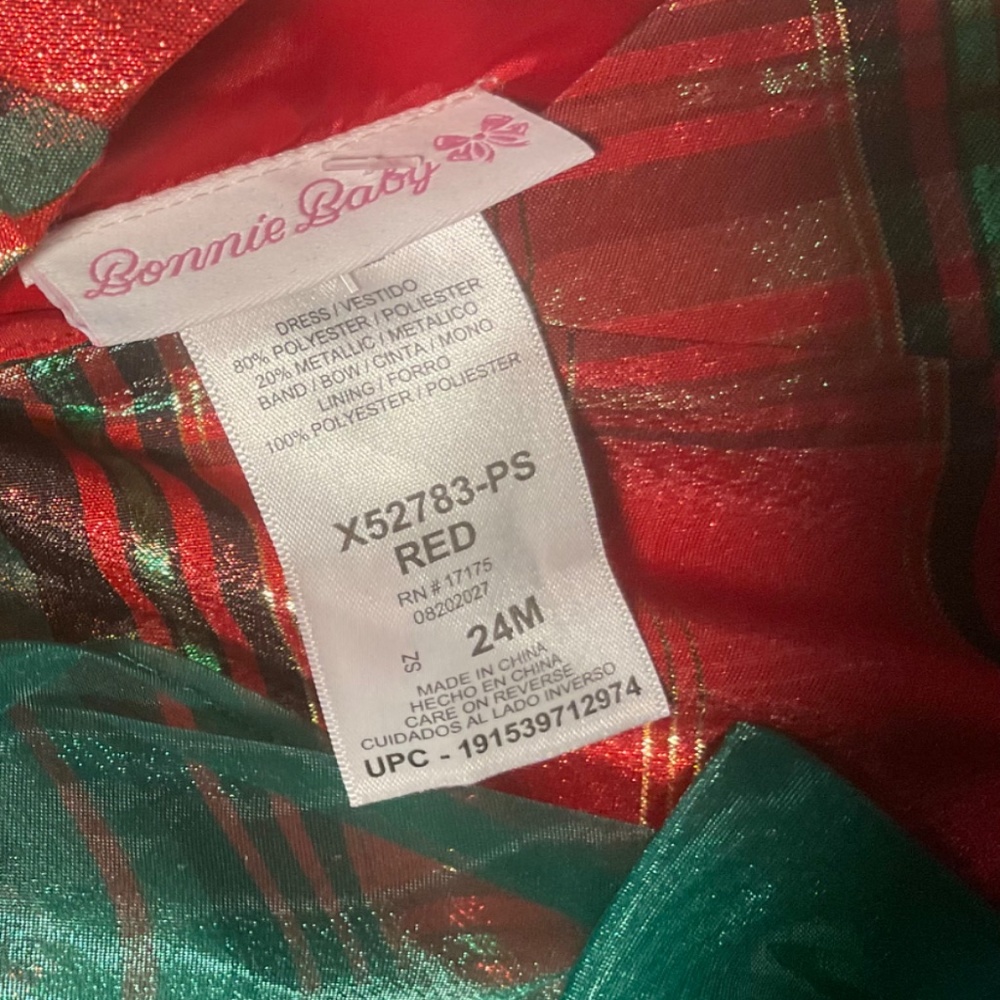Bonnie Baby 24 Month Holiday Dress - Picture 5 of 6